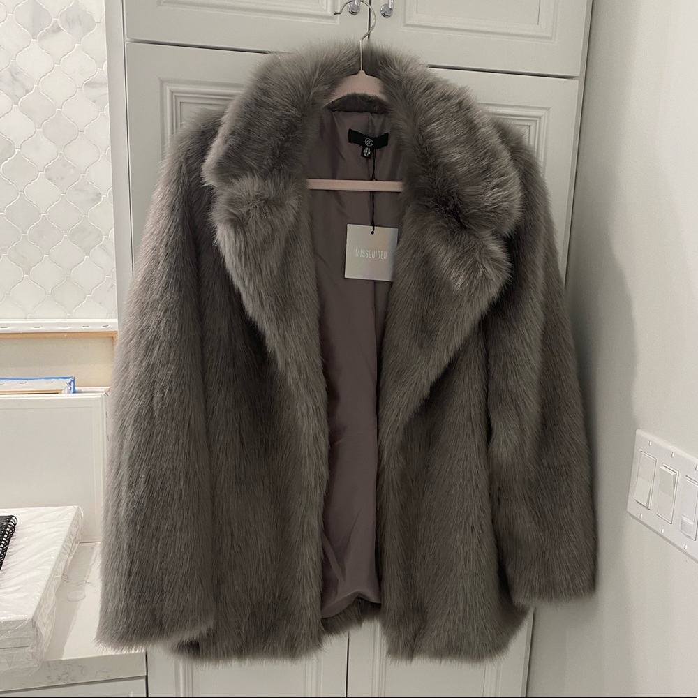 Misguided fancy fur coat.